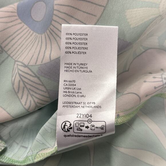 Zara Tortoiseshell Belted Shirt Dress Woman’s Size Small Abbott Elementary NWT - Picture 11 of 12